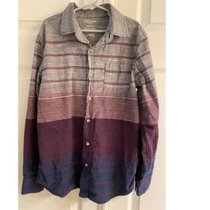 Arizona Jean Company Boys Button Down Shirt Size M (10/12)